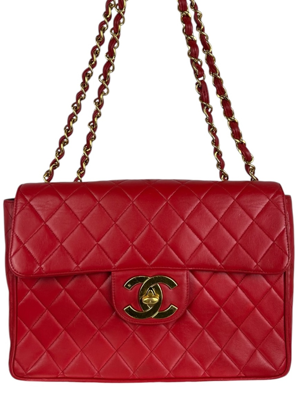 CHANEL JUMBO Classic Flap Bag Quilted Lambskin